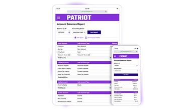 Patriot Accounting Account Balances