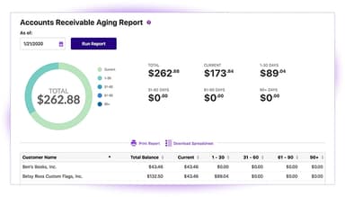 Patriot Accounting Accounts Payable Aging Report