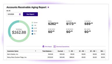 Patriot Accounting Accounts Payable Aging Report
