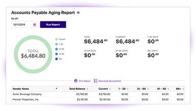 Patriot Accounting Accounts Receivable Aging Report