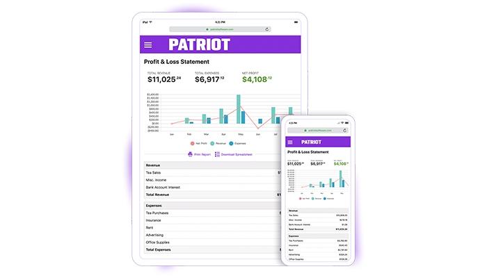 Patriot Accounting Mobile Friendly Design