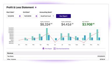 Patriot Accounting Profit and Loss Report