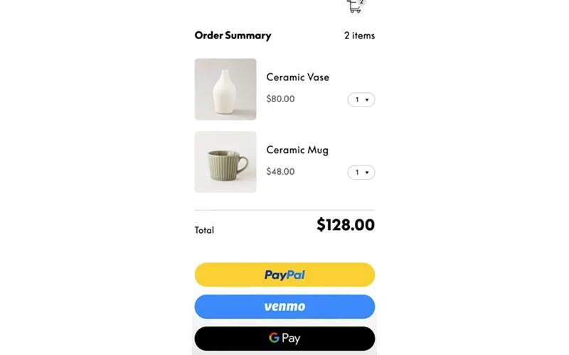 PayPal Order Summary