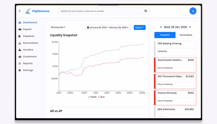 Payference Dashboard