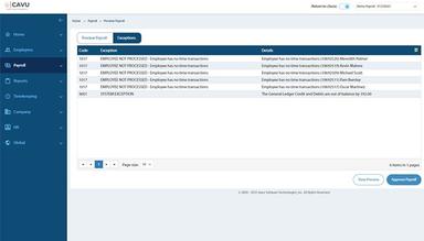 Payroll Preview