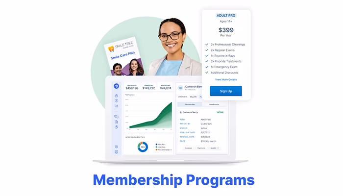 Pearly in house dental membership programs