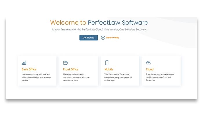 Welcome To PerfectLaw Software