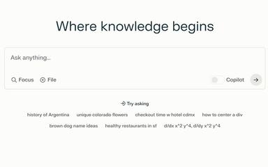 Perplexity Ask Anything