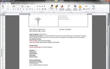 Picasso EMR New Patient Information