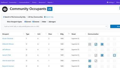 Pilera Software Manage all of your community occupants in a single place, instantly see their communication preferences, and associate tickets with your residents quickly