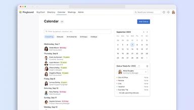 Pingboard's Customizable Team Calendar to Fit Your Company Culture