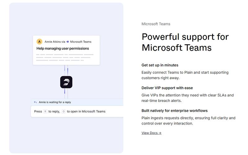 Plain Powerful Support