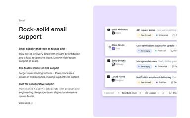 Plain Email Support
