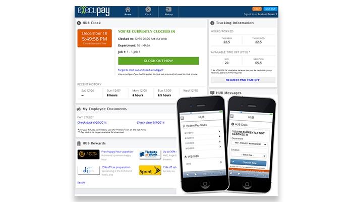 Execupay employee self service portal