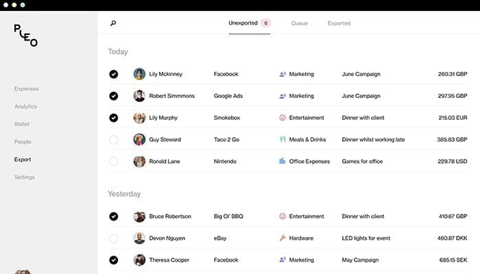 Data Export
