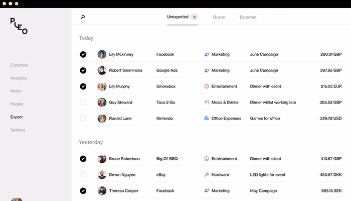 Data Export