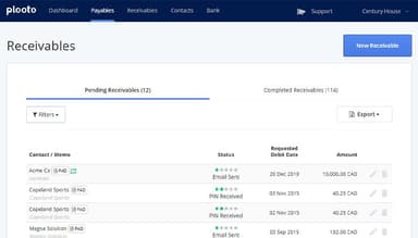Plooto Integrated Receivables