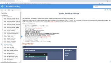 Plus & Minus Web Help