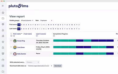 Pluto-LMS-Effectively-structure-courses,-manage-employee-access,-and-track-important-metrics
