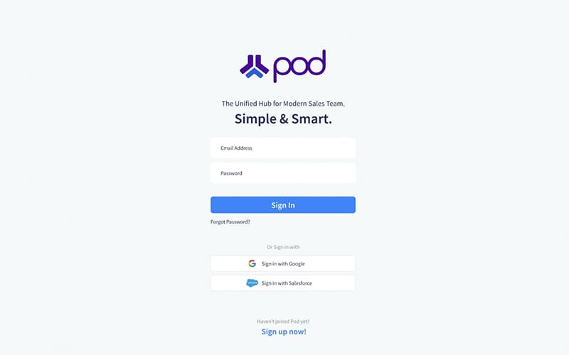 Pod Sign In