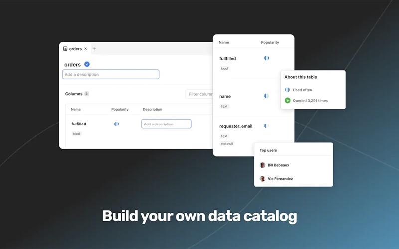 PopSQL Cataloging