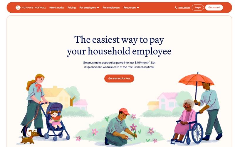 Poppins Payroll Dashboard Page