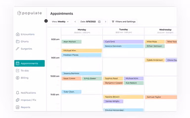 Populate EMR Appointments
