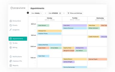 Populate EMR Appointments