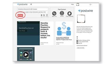Postwire Share Content