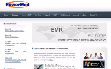 Powermed Homepage