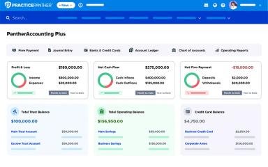 PracticePanther Legal Software Operating Accounting System