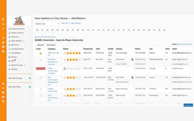 PreconSuite Bid Management Add Bidders