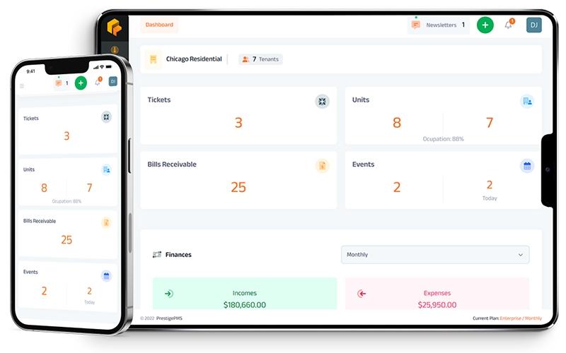 Prestige Dashboard