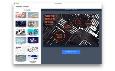 Prezi Template Chooser