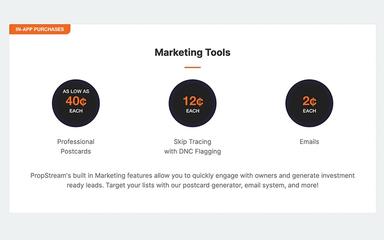 PropStream Marketing Tools
