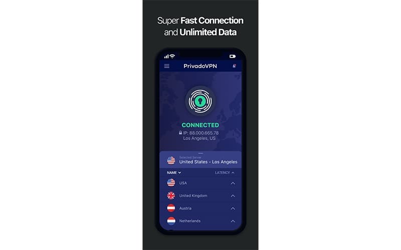PrivadoVPN-Unlimited-Data