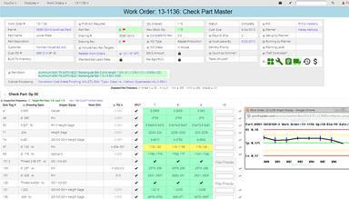 ProShop ERP Parts list