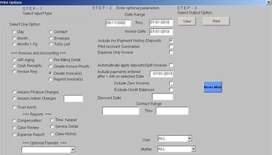 ProTempus Create invoices and reports