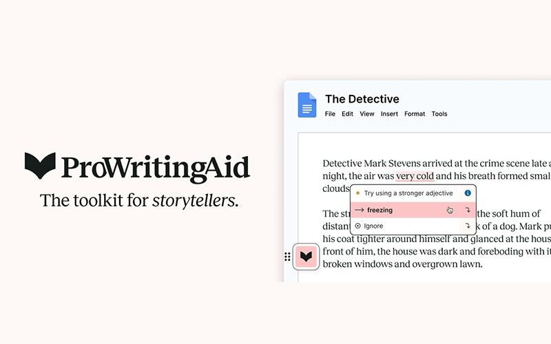 ProWritingAid ToolKit for Storytellers