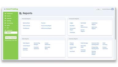 ProfitBooks offers 45+ financial reports