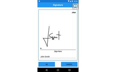 Proof of Delivery Signature