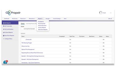 Propelr Reports