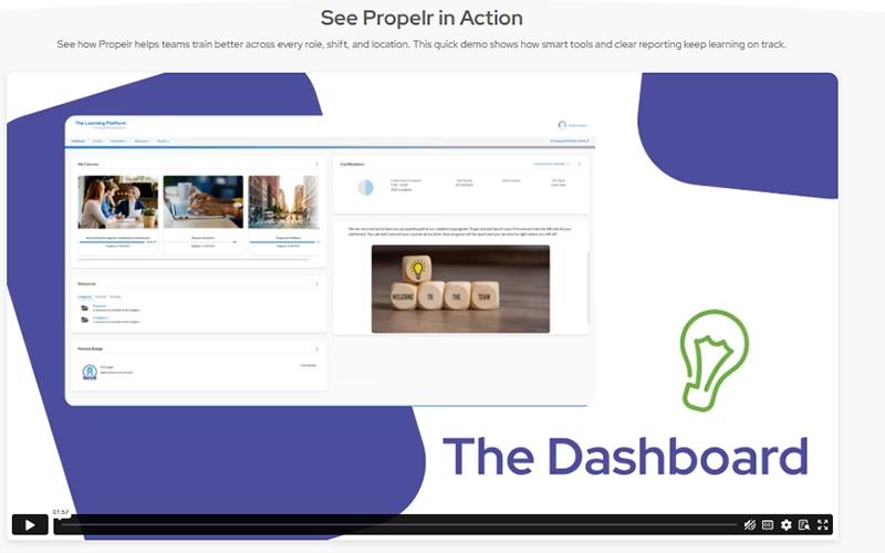 Propelr Dashboard