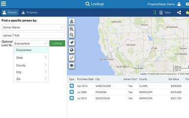 PropertyRadar Lookup