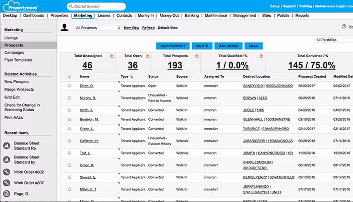 Propertyware Prospects