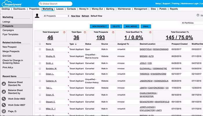 Propertyware Prospects