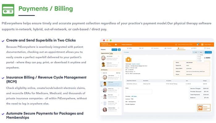 PtEverywhere Payments and Billing