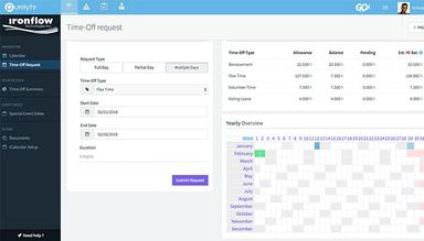 PurelyHR Time Off Request
