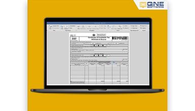 QNE Accounting Dashboard Interface