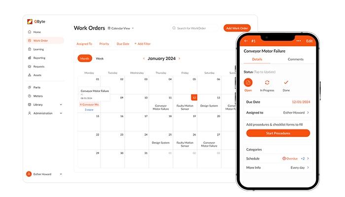 QByte.ai Task and Work Order Management made simple.